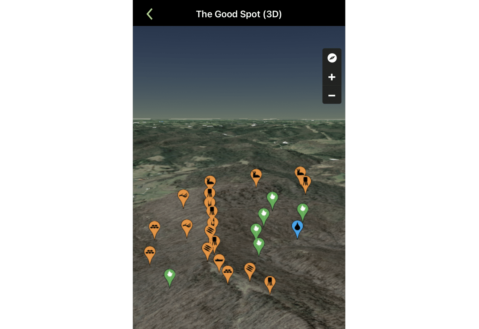 HuntStand Pro 3D View w/Skyline