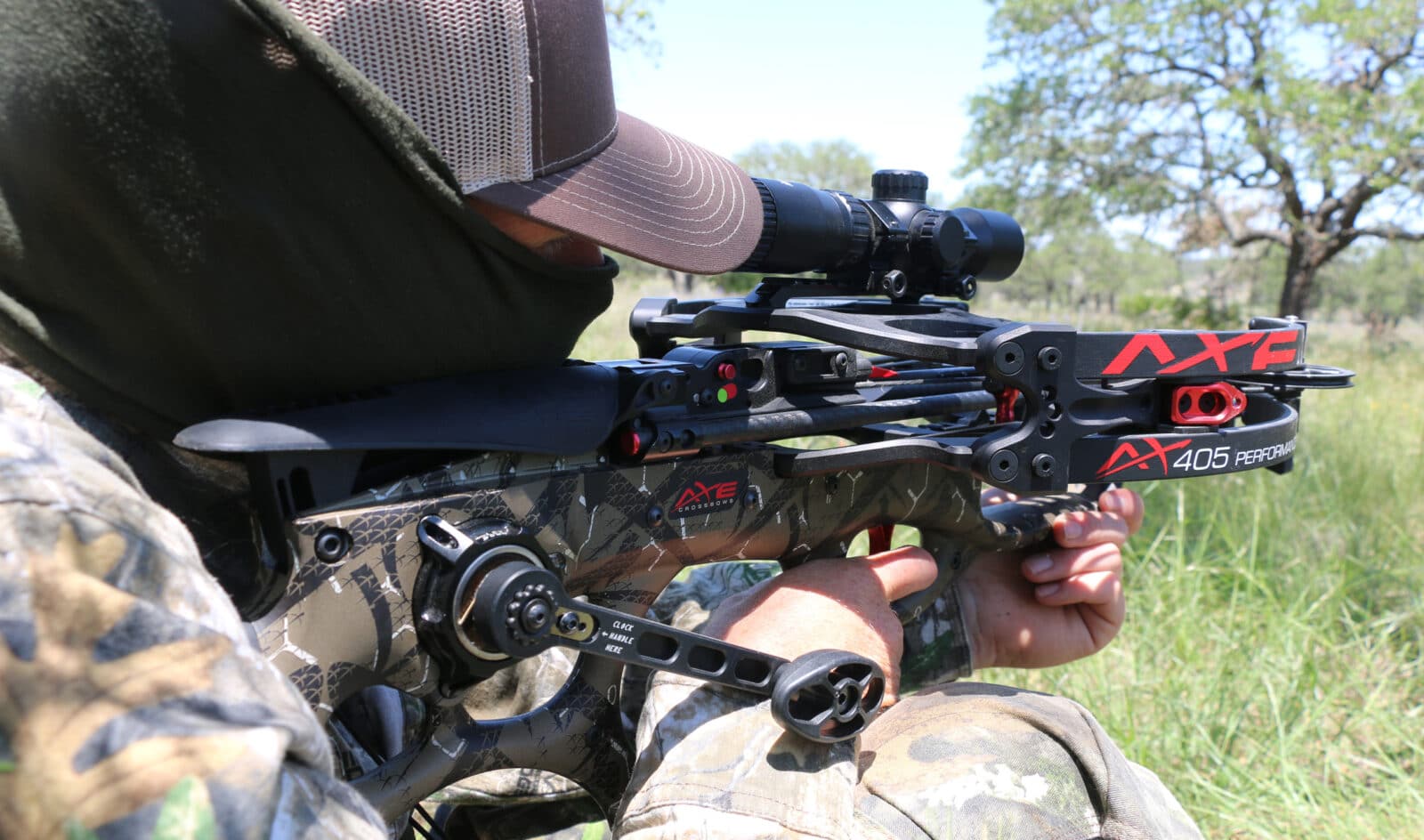 Crossbow hunter on private land