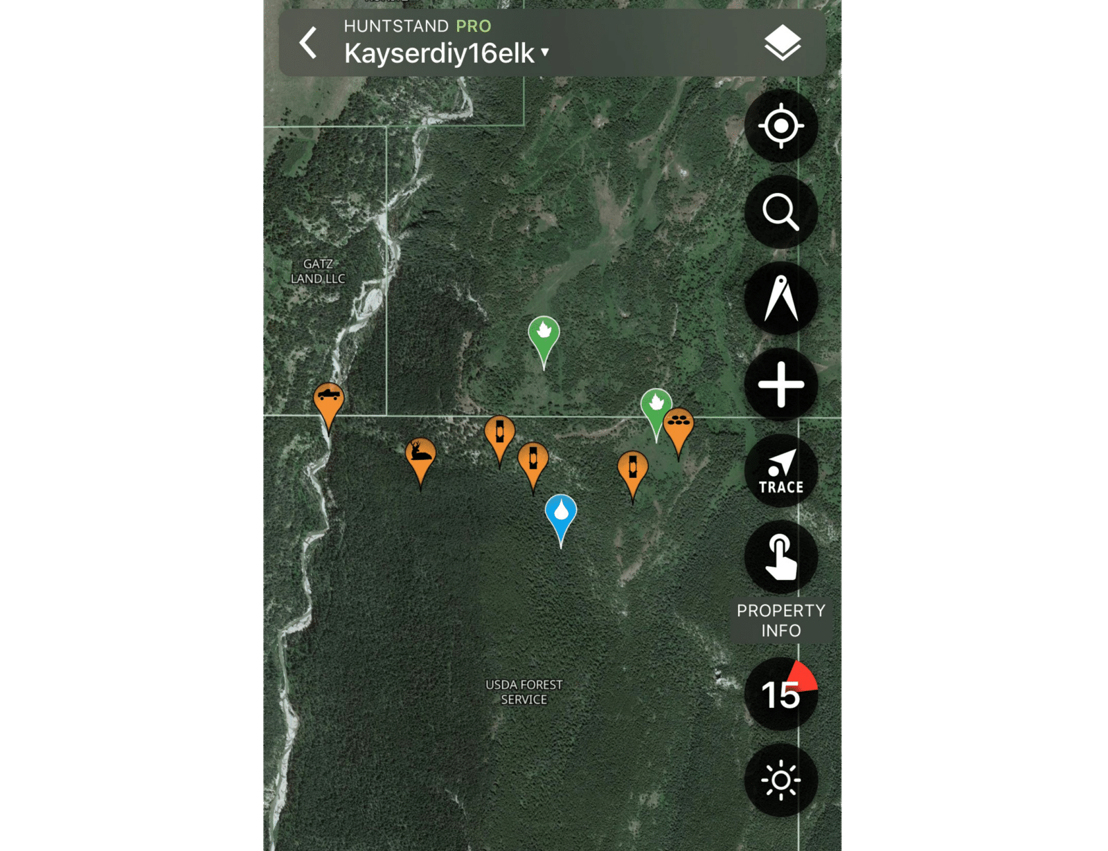 HuntStand Property Info Elk