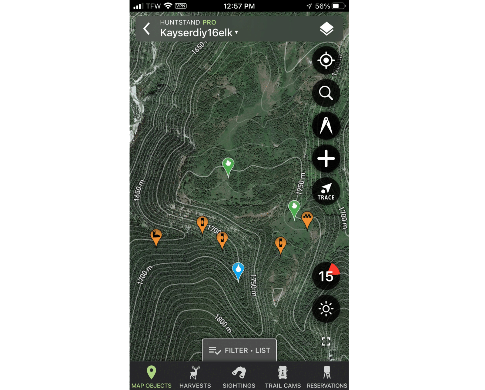 HuntStand Contour Layer Elk