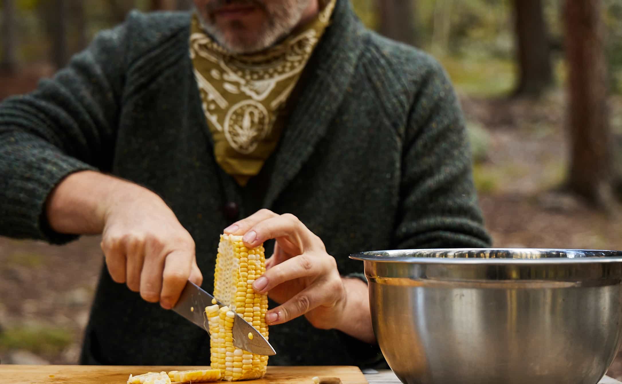 Prepping Corn