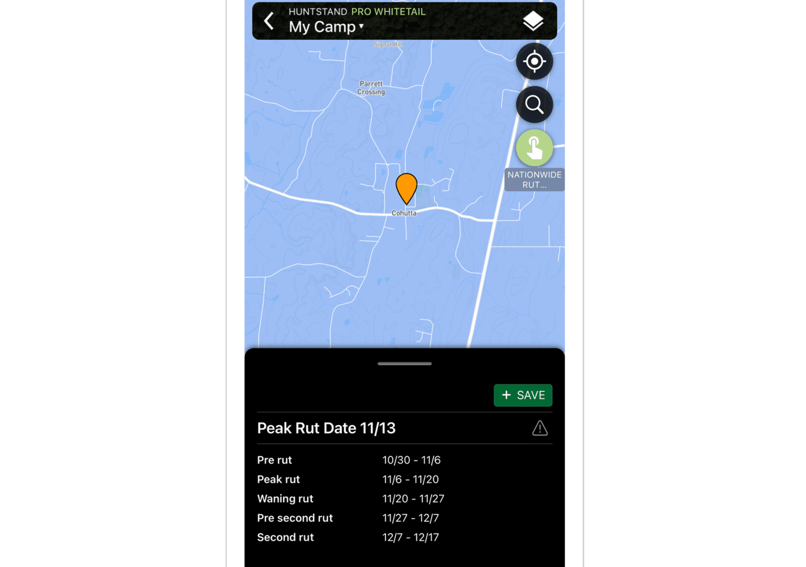 Screen Rut Map Pin