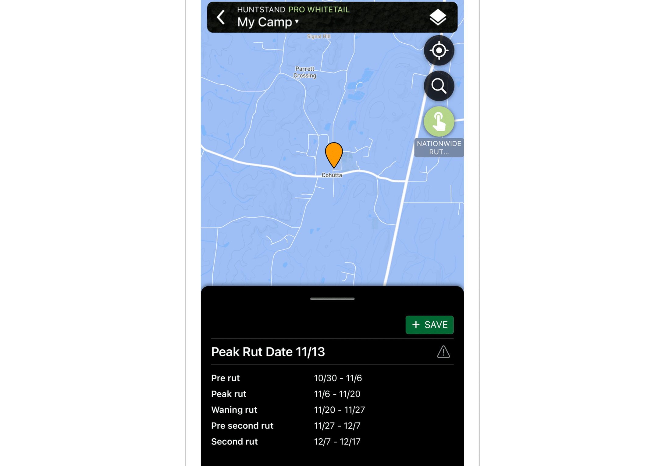 Screen Rut Map Pin