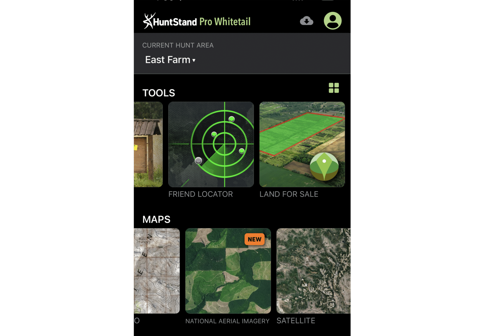 Aerial Imagery Screen