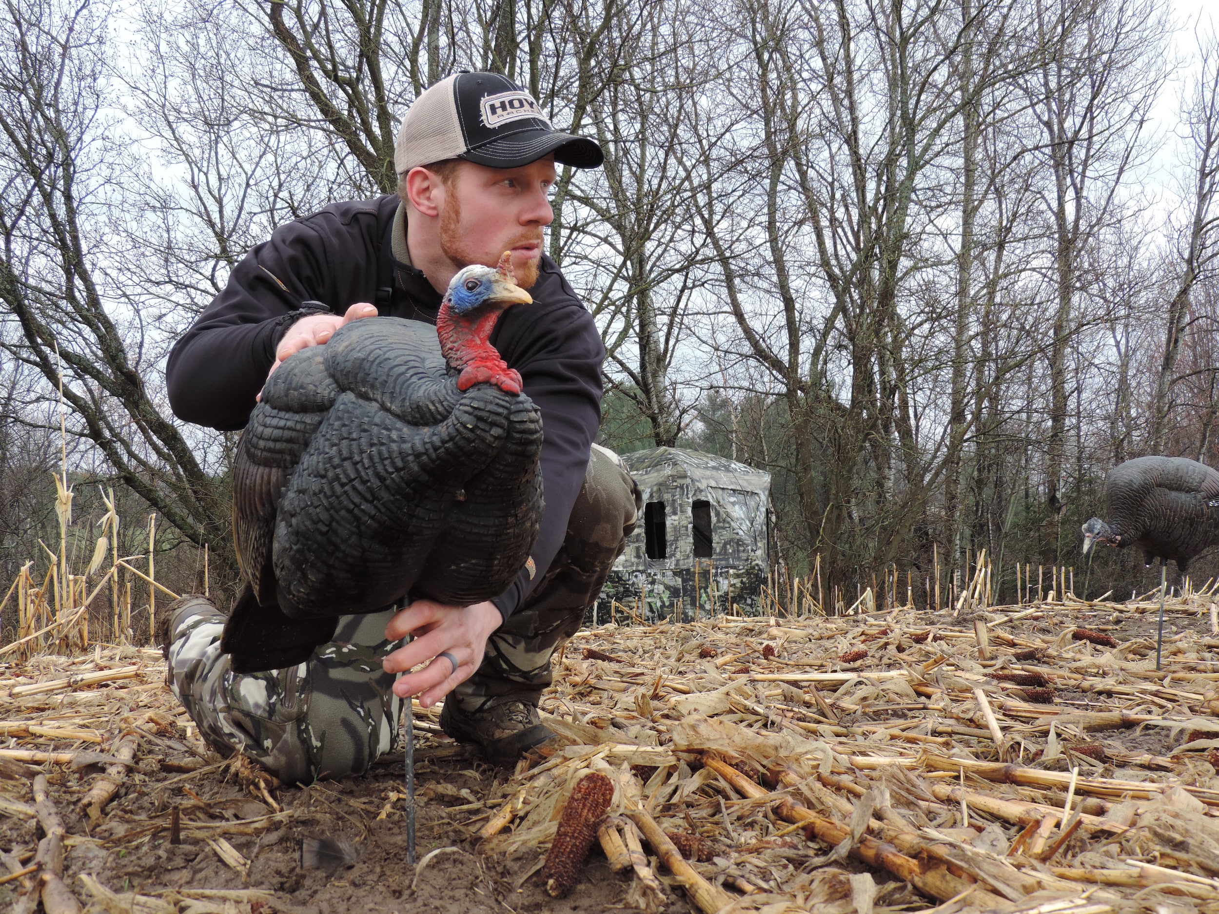 Realistic decoys not only bring toms in, but keeps them focused, which allows you to draw a bow undetected.